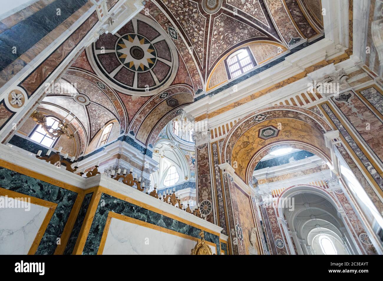 Interior cathedral of the Madonna della Madia in Monopoli Stock Photo