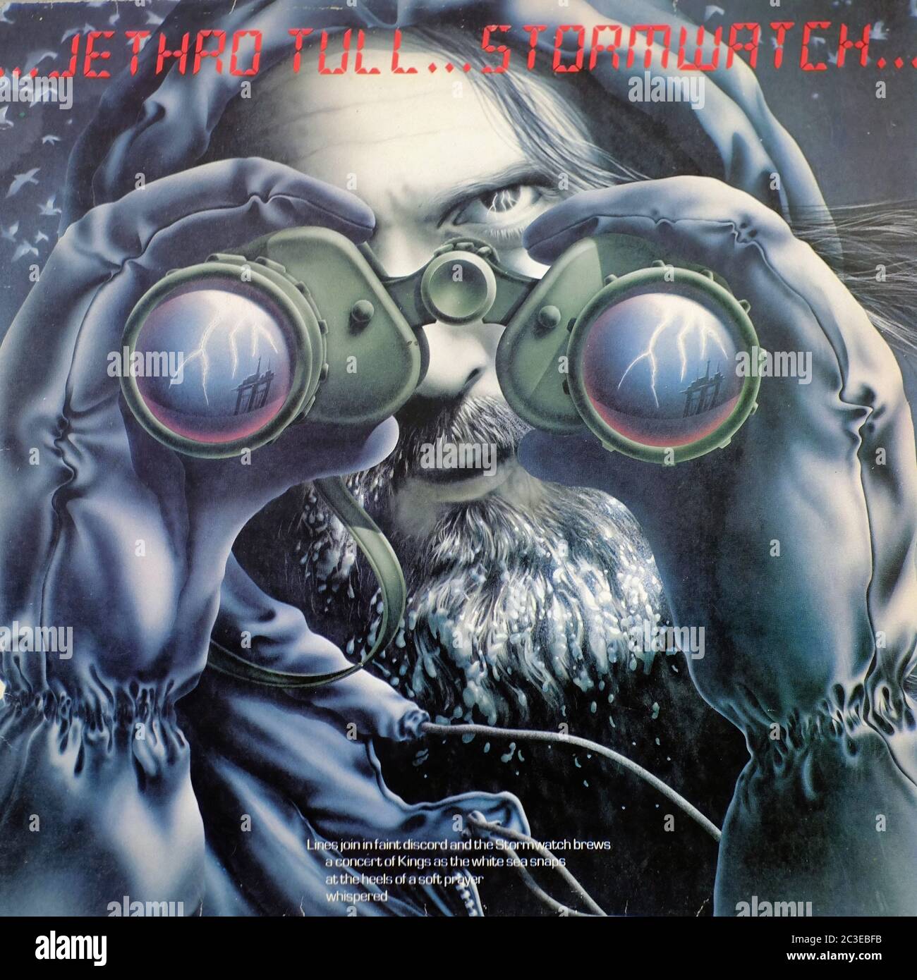 JETHRO TULL Storm Watch - Vintage vinyl album cover Stock