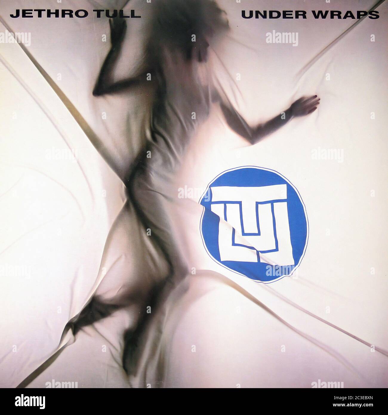 Jethro Tull - Under Wraps  - Vintage 12'' vinyl LP Cover Stock Photo