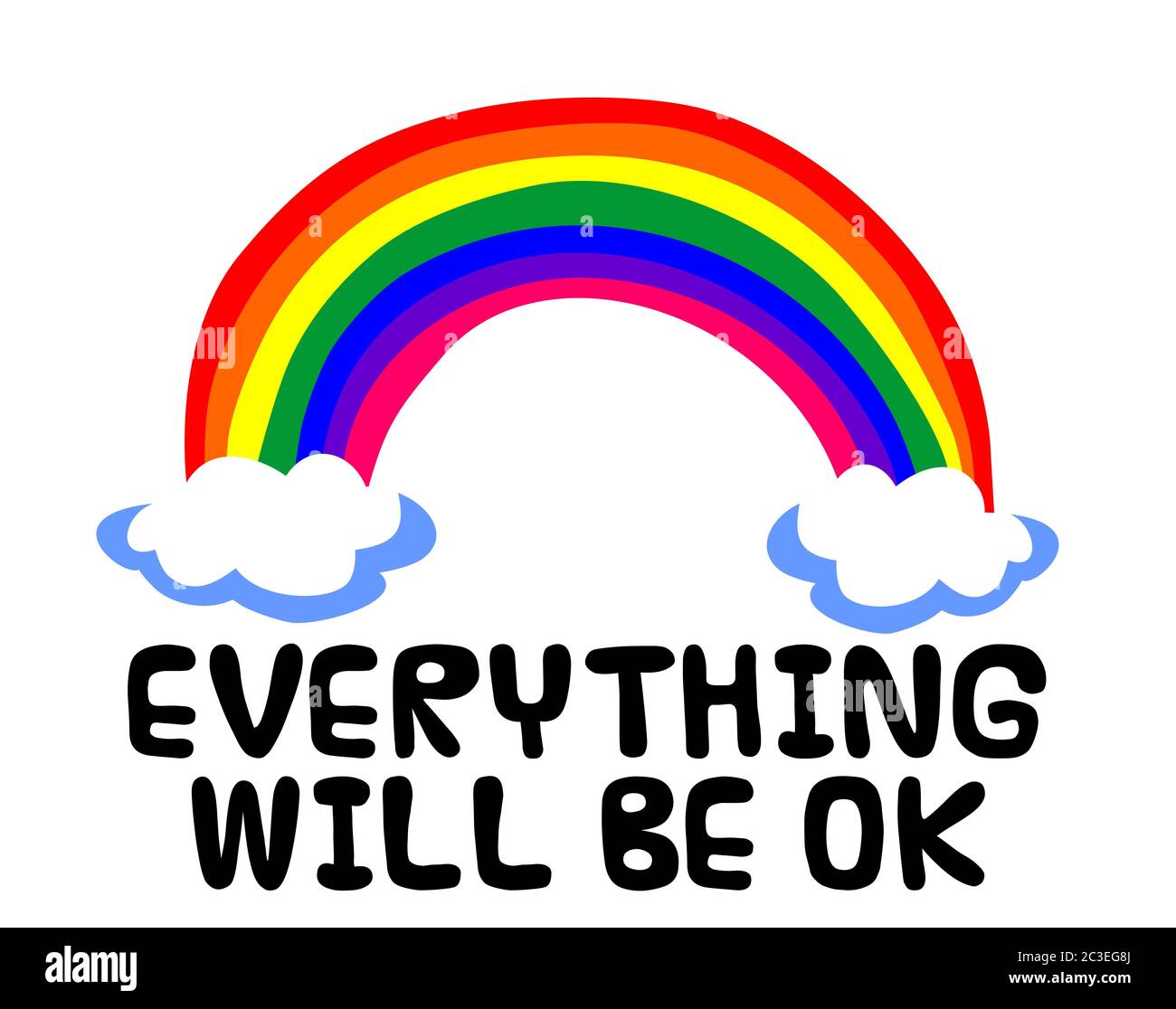 hope rainbow symbol Stock Photo Alamy