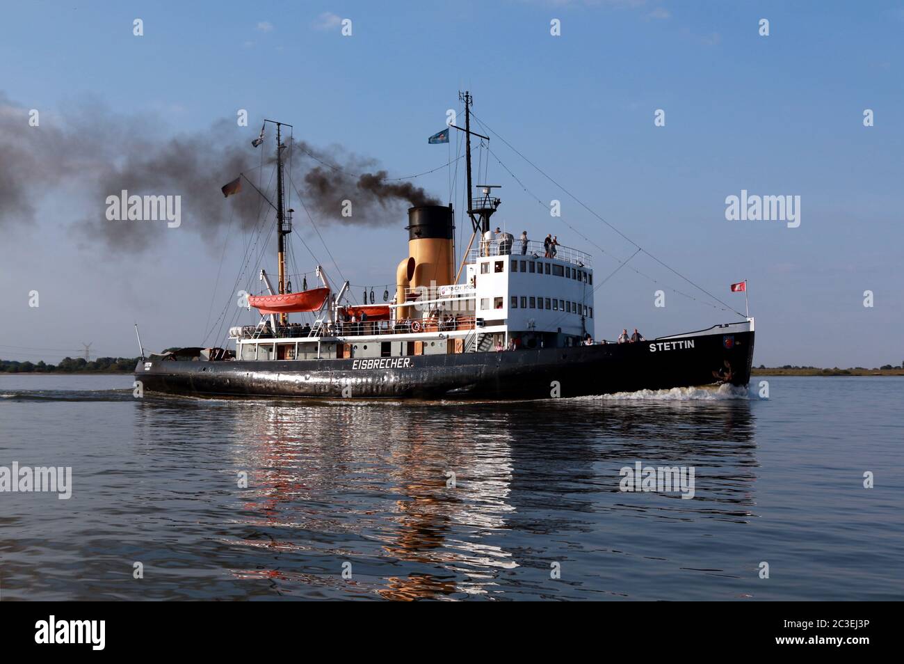 icebreaker ship Stock Photo