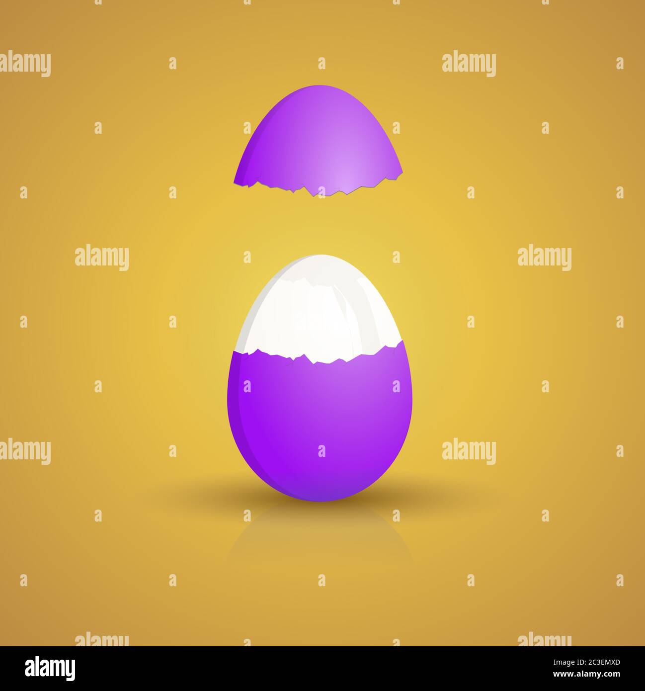 typical cooked white egg Stock Photo Alamy