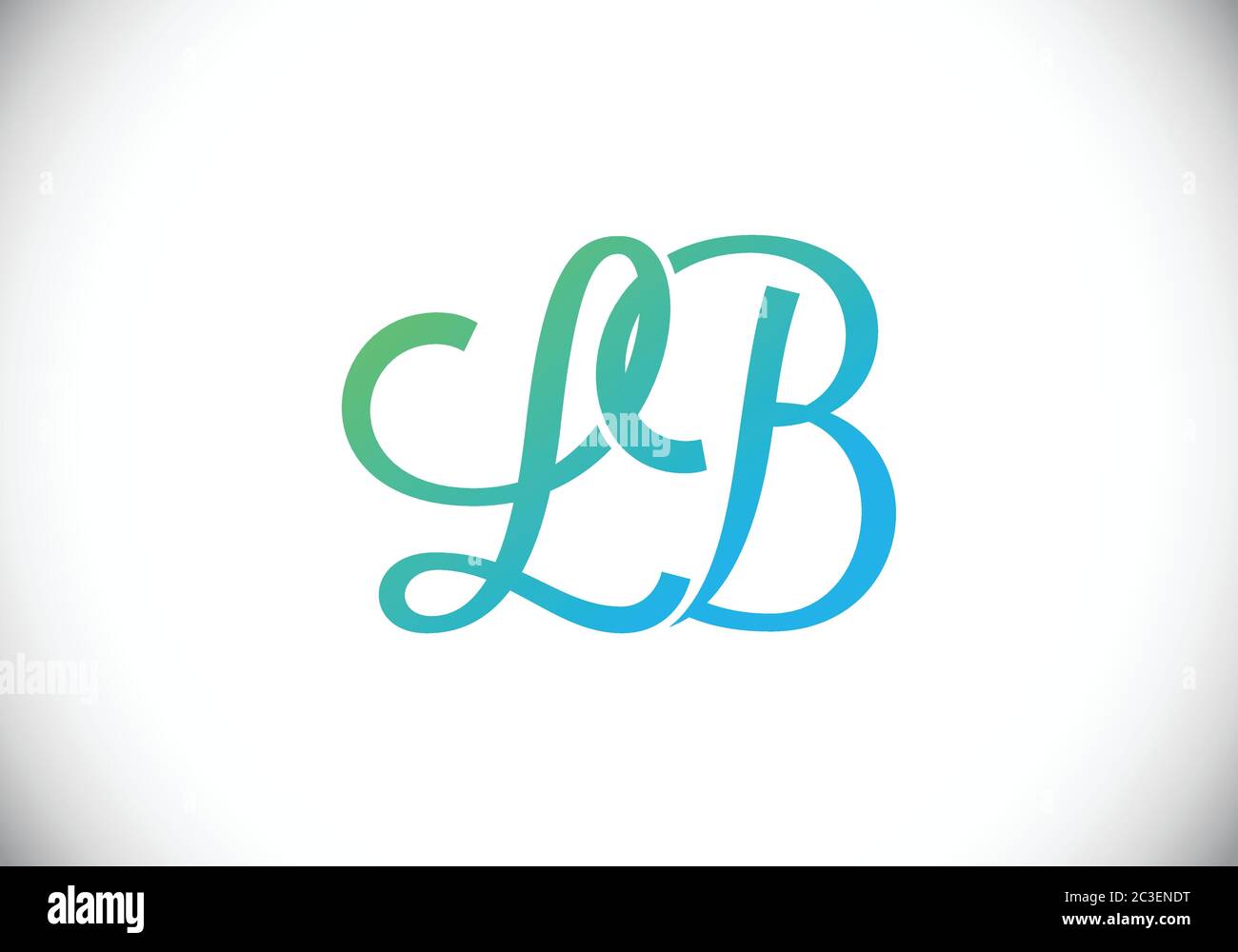 Initial Monogram Letter LB Logo Design Vector Template. L B Letter Logo ...