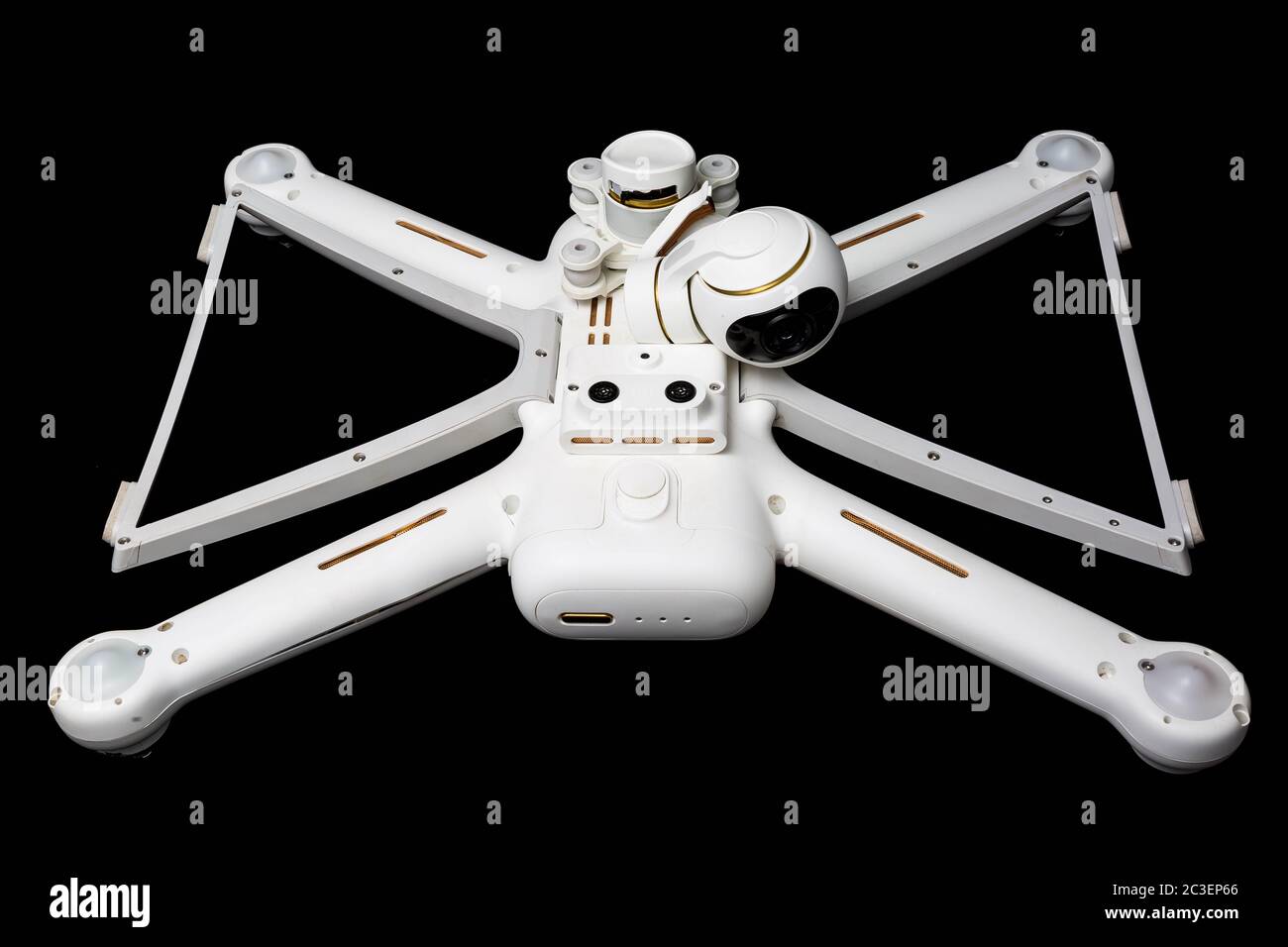 Moscow, Russia - May 13, 2019: Broken white Xiaomi Mi drone 4k after a  fall. On a black background. Damaged body, motor and stabilizer camera  gimbal Stock Photo - Alamy