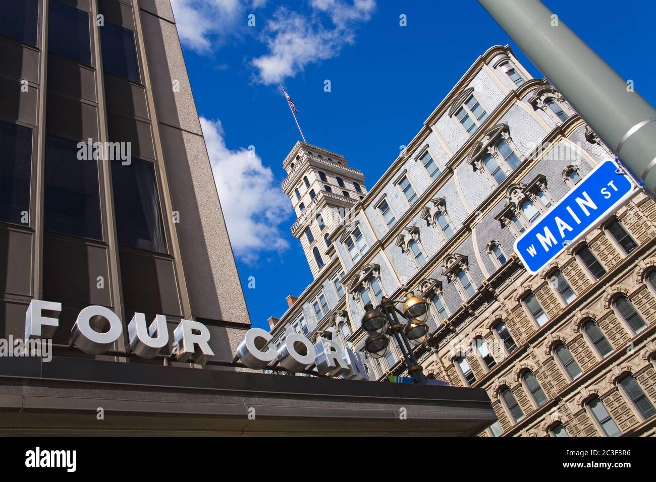 Four Corners, Rochester, New York State, USA Stock Photo Alamy