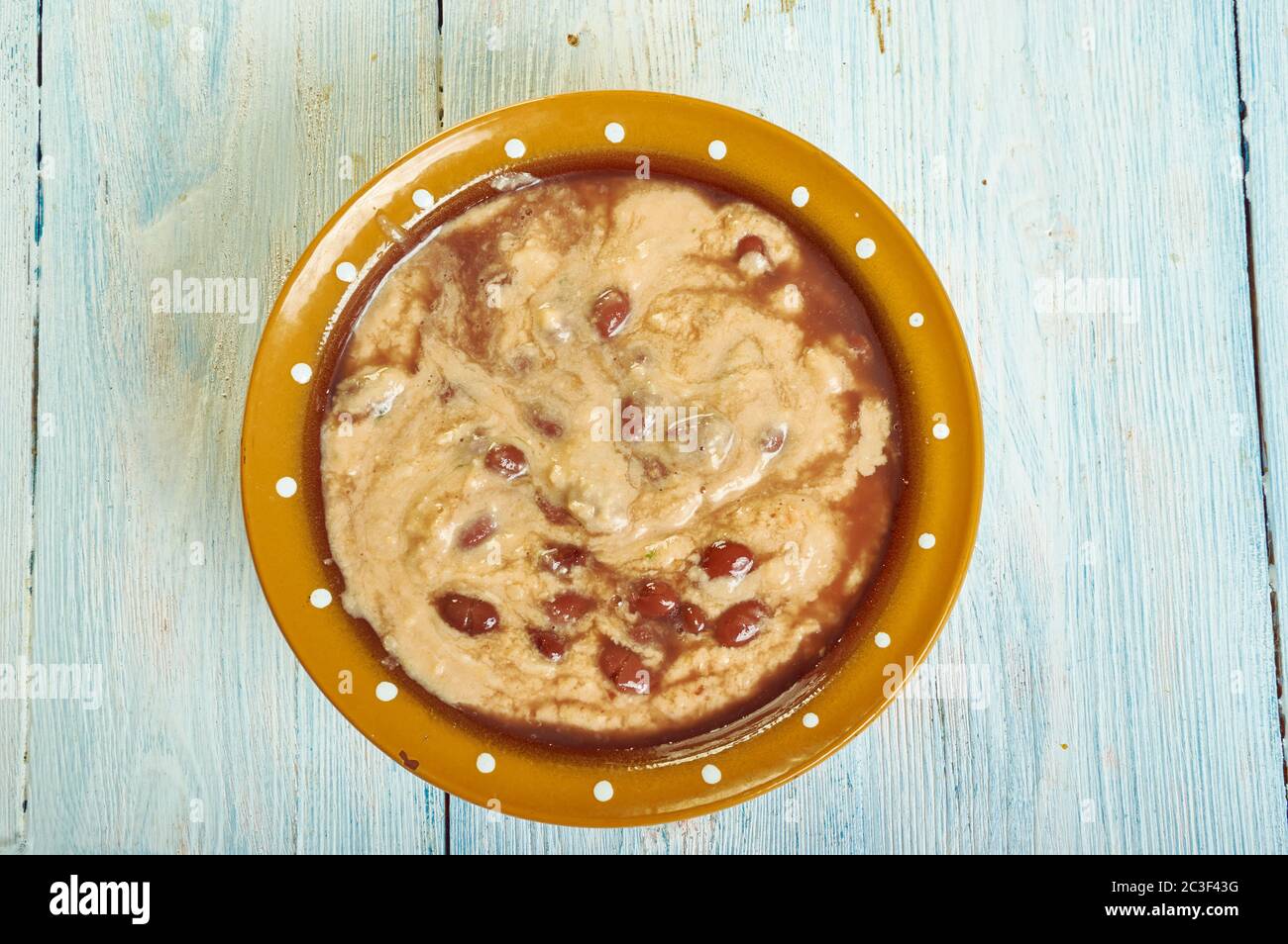 Ultimate Queso Bean Dip Stock Photo Alamy