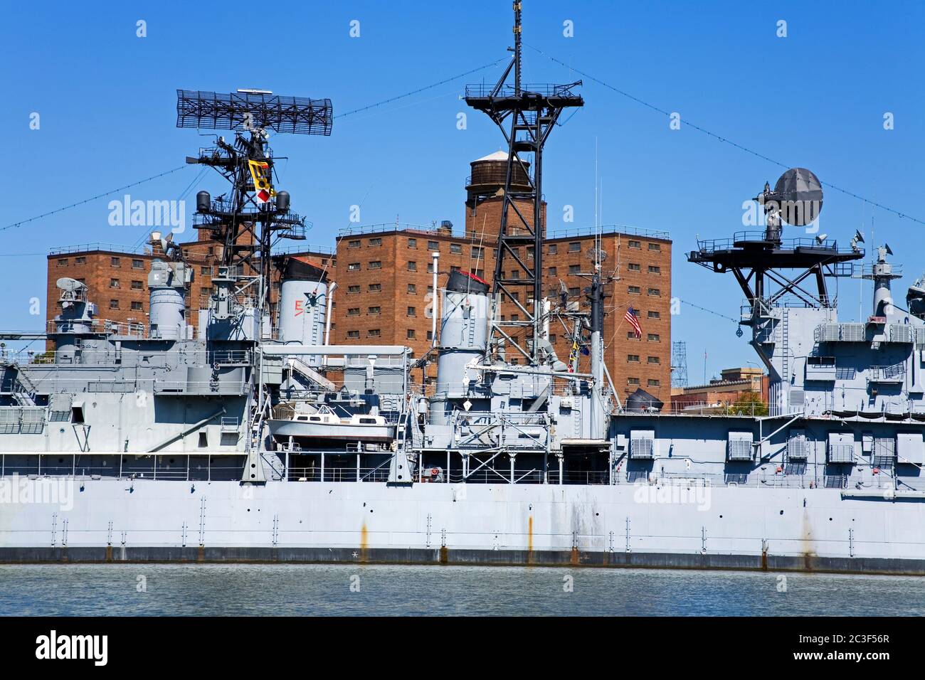 USS Little Rock Destroyer, Naval & Military Park, Buffalo, New York State, USA Stock Photo
