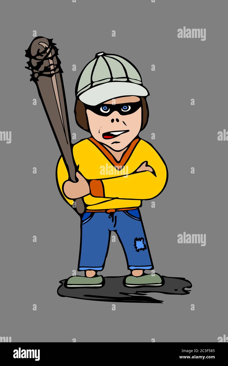 hooligan comic character Stock Photo - Alamy