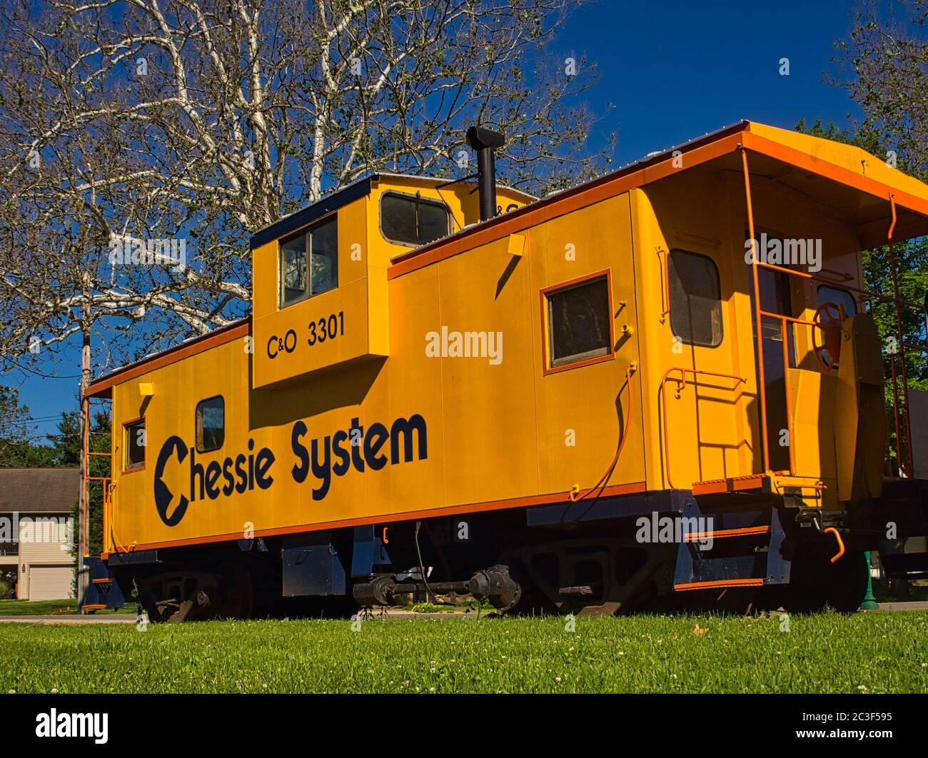 A C & O / Chessie system caboose Stock Photo Alamy