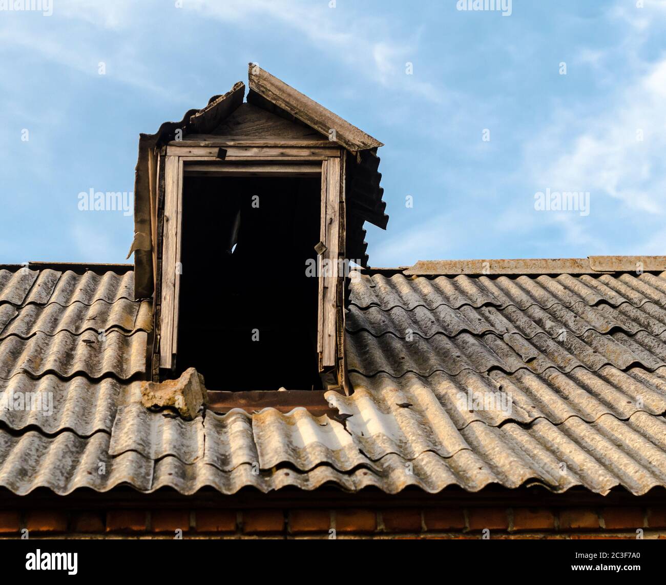 loft of an old house Stock Photo