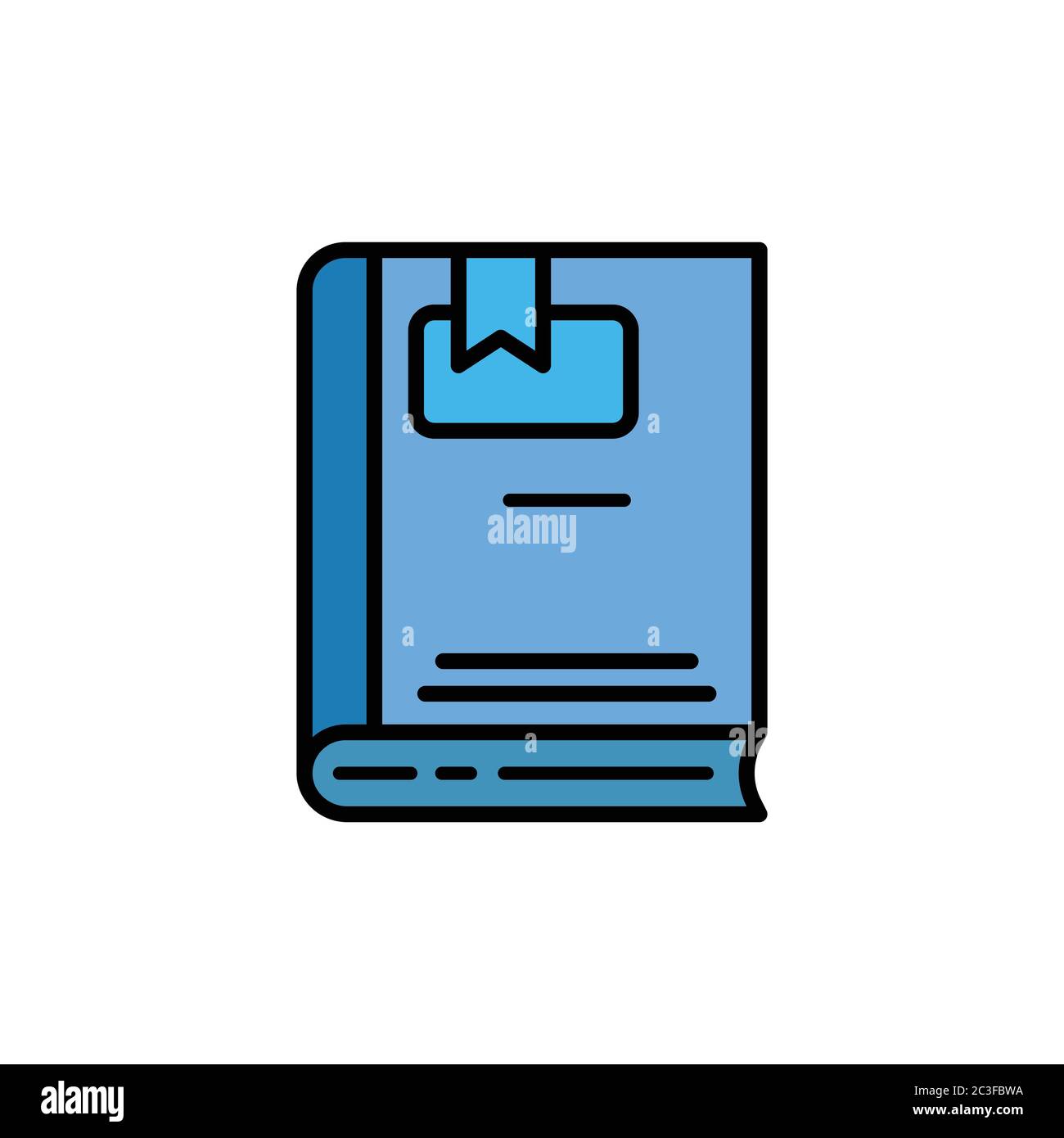 Book Flat Icon Learning Symbol Design Template Vector Stock Vector Image Art Alamy