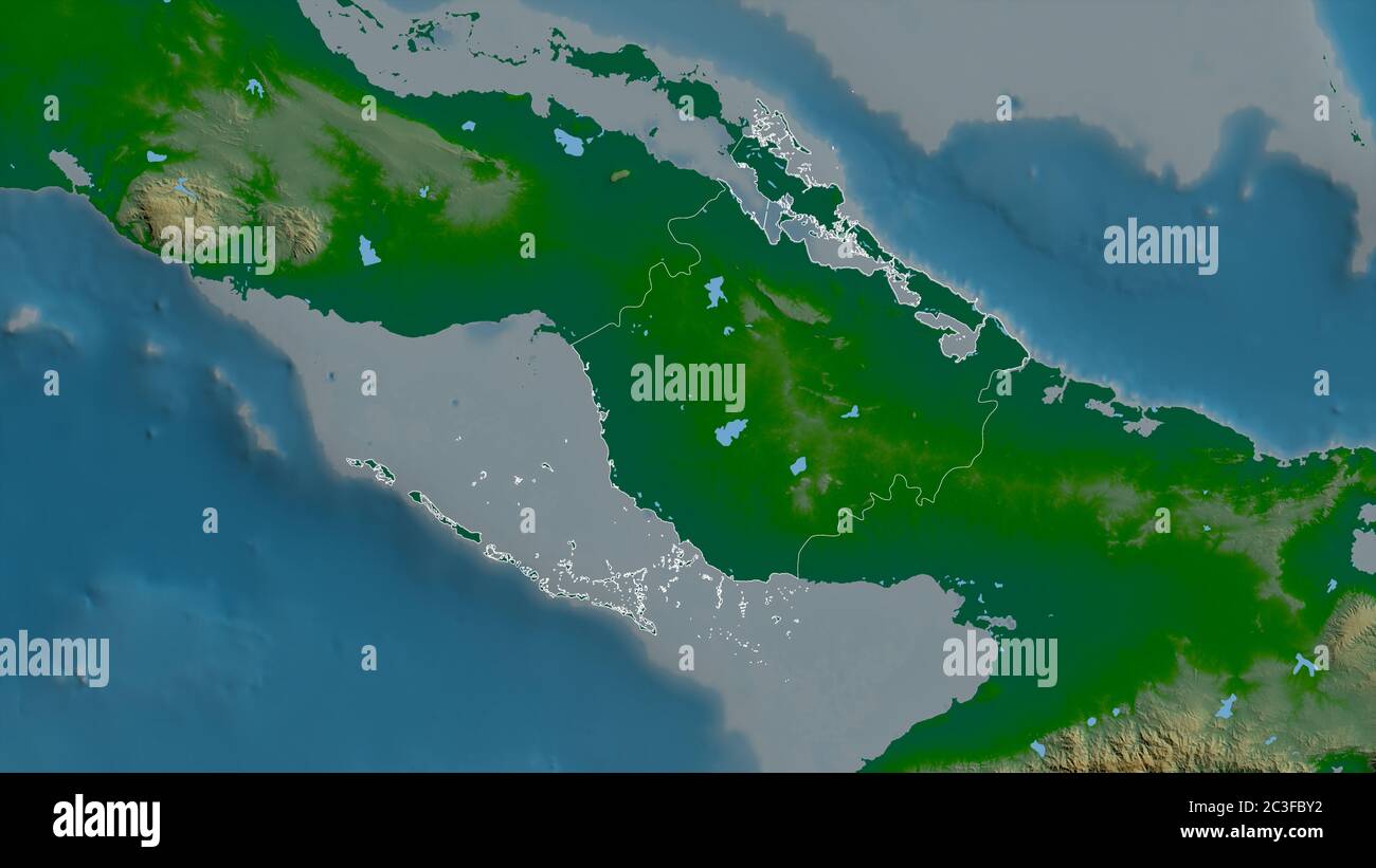 Camagüey, province of Cuba. Colored shader data with lakes and rivers ...