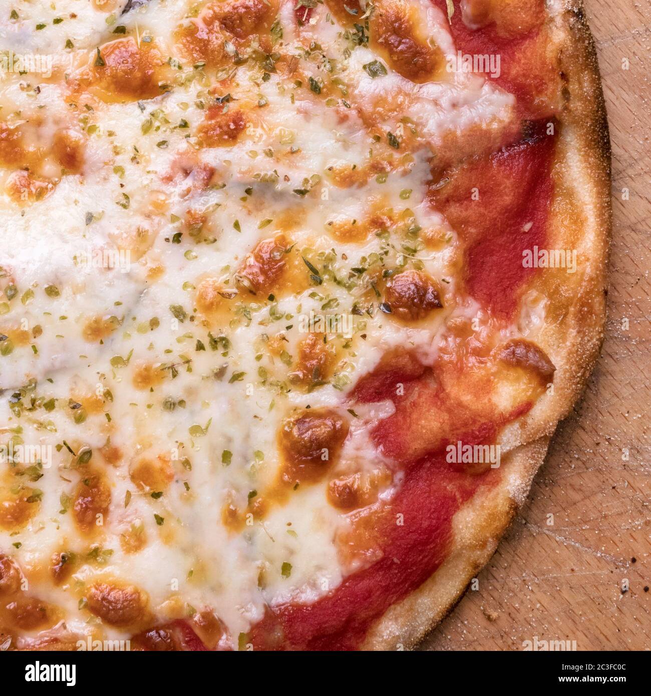 Italian Pizza Margherita Stock Photo Alamy