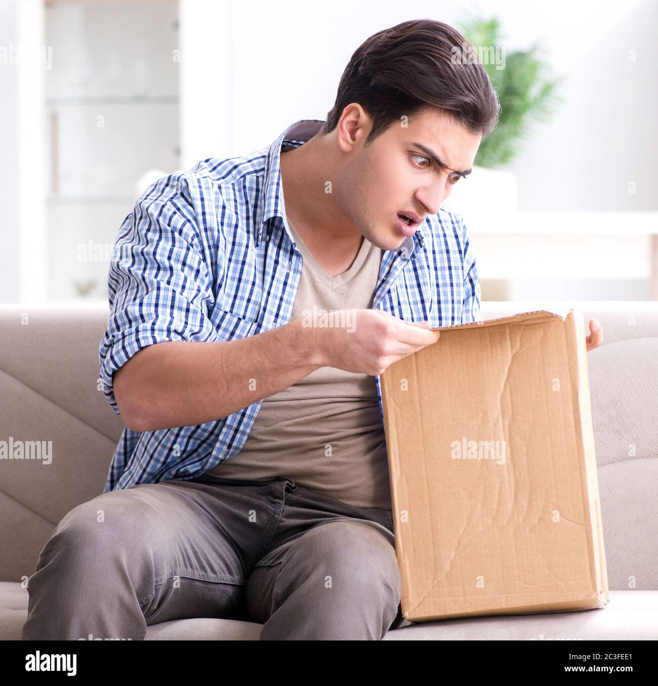 Empty Parcel Stolen parcel hi-res stock photography and images - Alamy