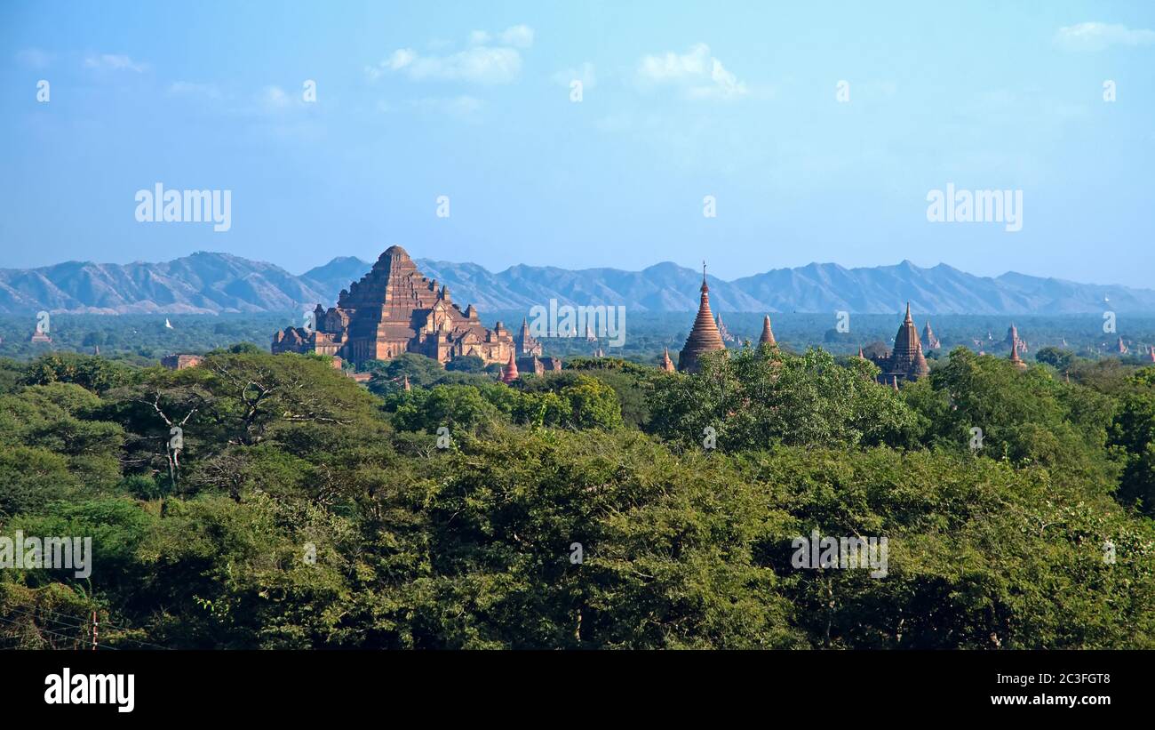 Dahmmayan Gyi Phaya. Bagan. Myanmar. Stock Photo