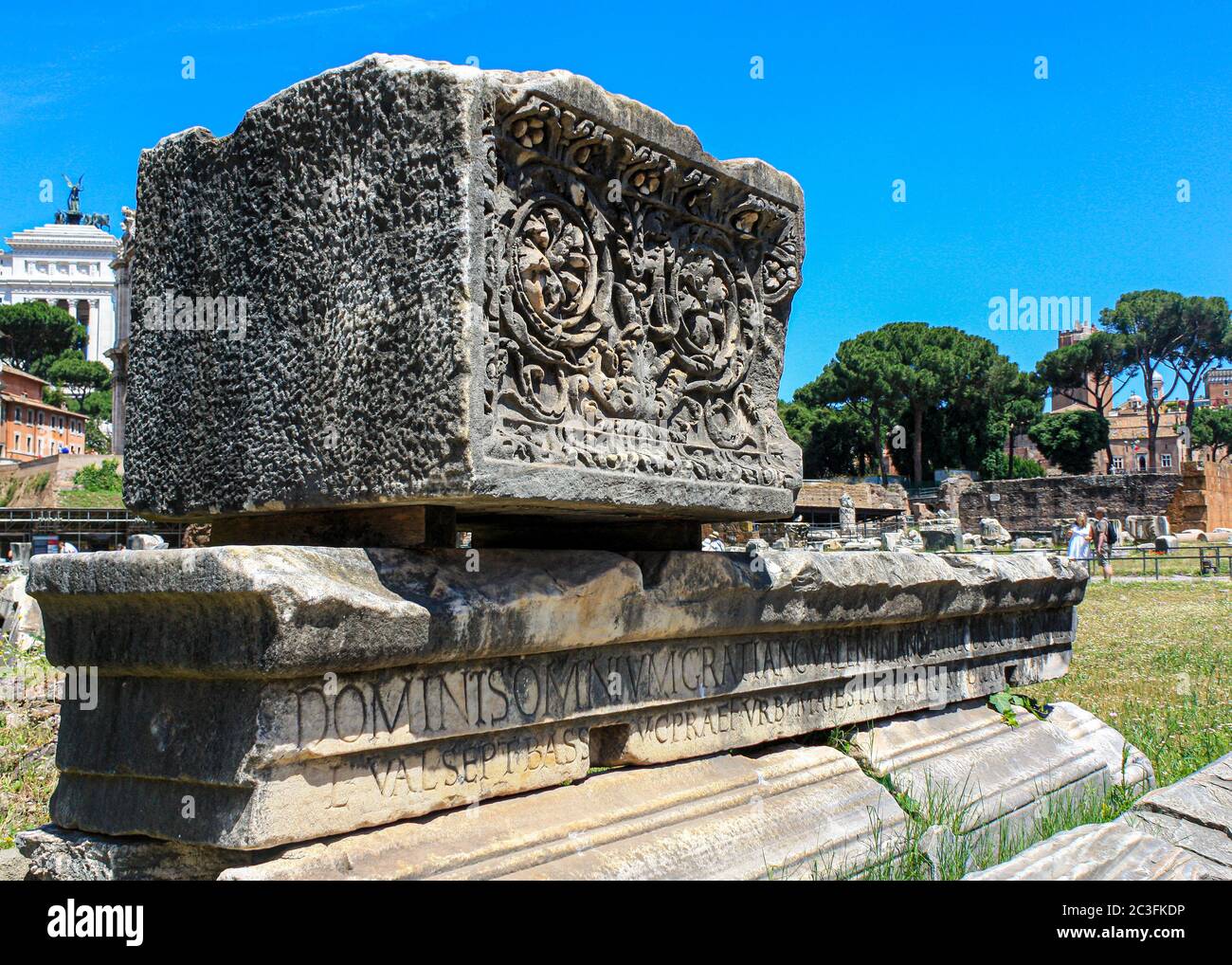 The amazing history in the Roman Forum Stock Photo - Alamy