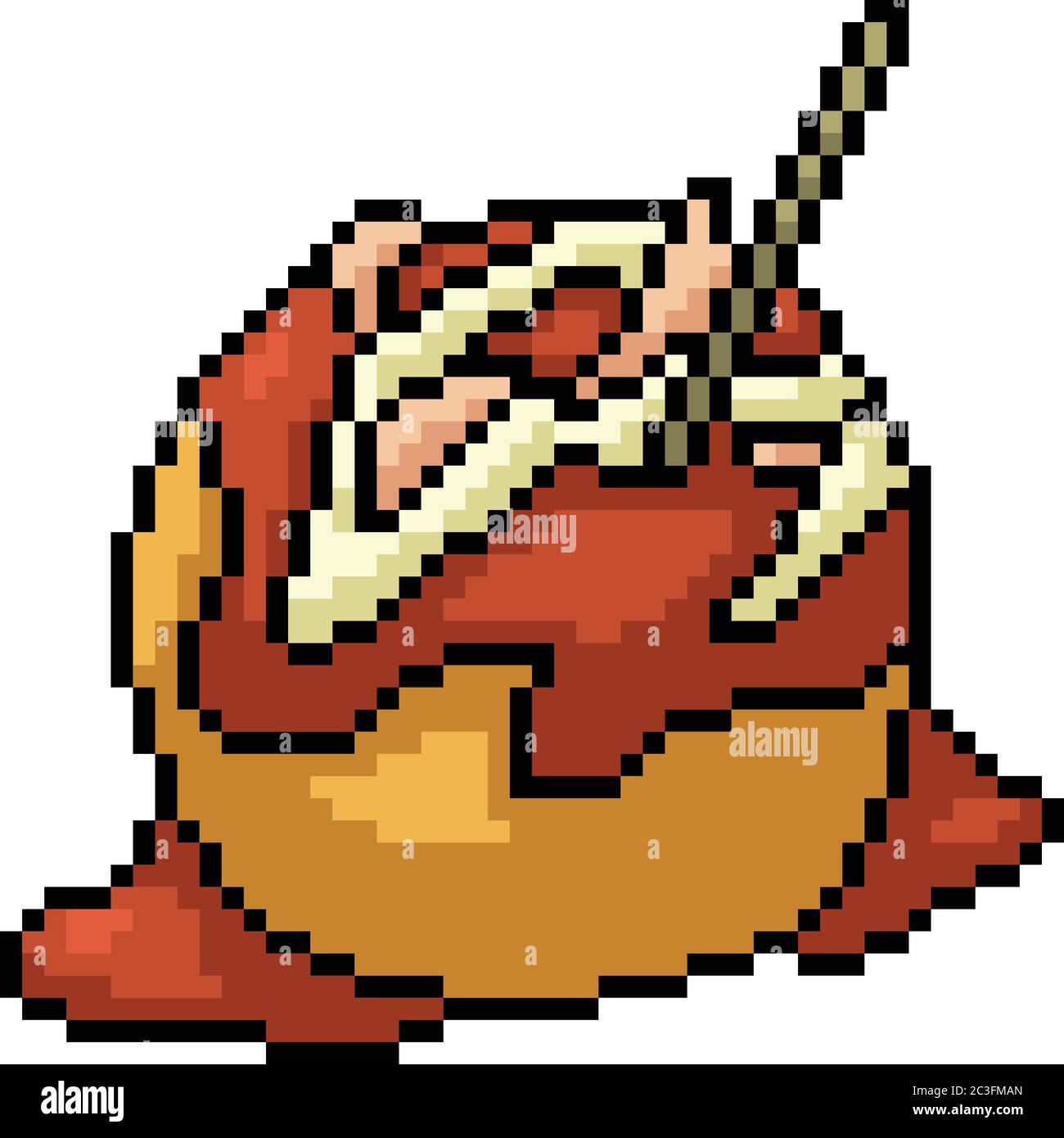 Vector Pixel Art Food Restaurant Stock Vector Illustr 1178