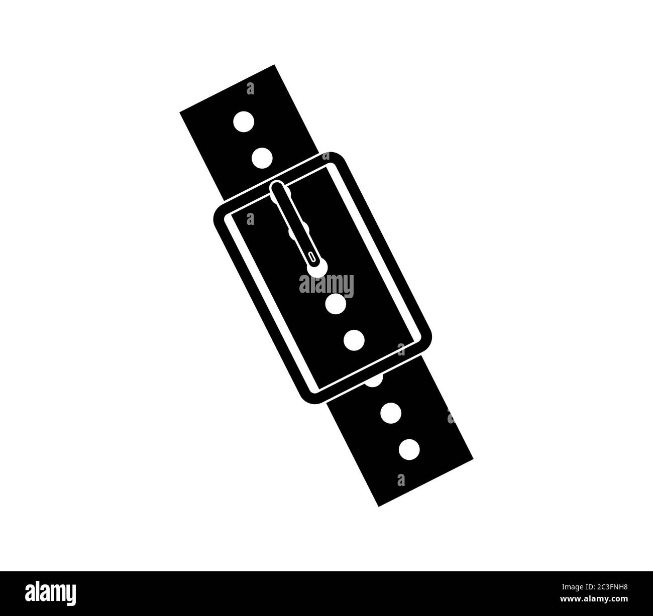 belt icon illustrated in vector on white background Stock Photo Alamy