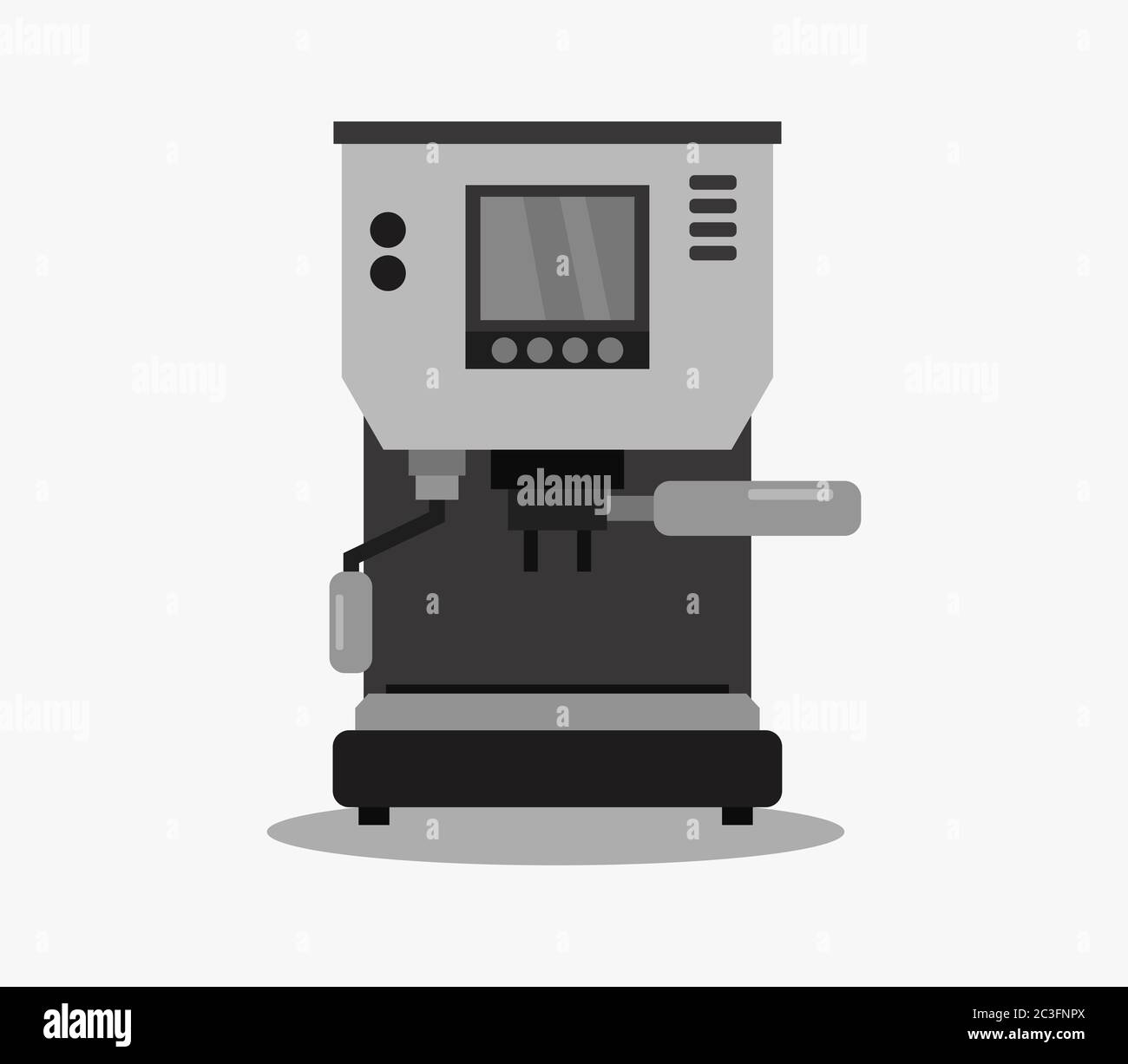 coffee maker icon illustrated in vector on white background Stock Photo Alamy