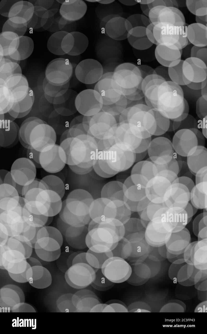 Overlapping Circles (Bokeh Background) Stock Photo