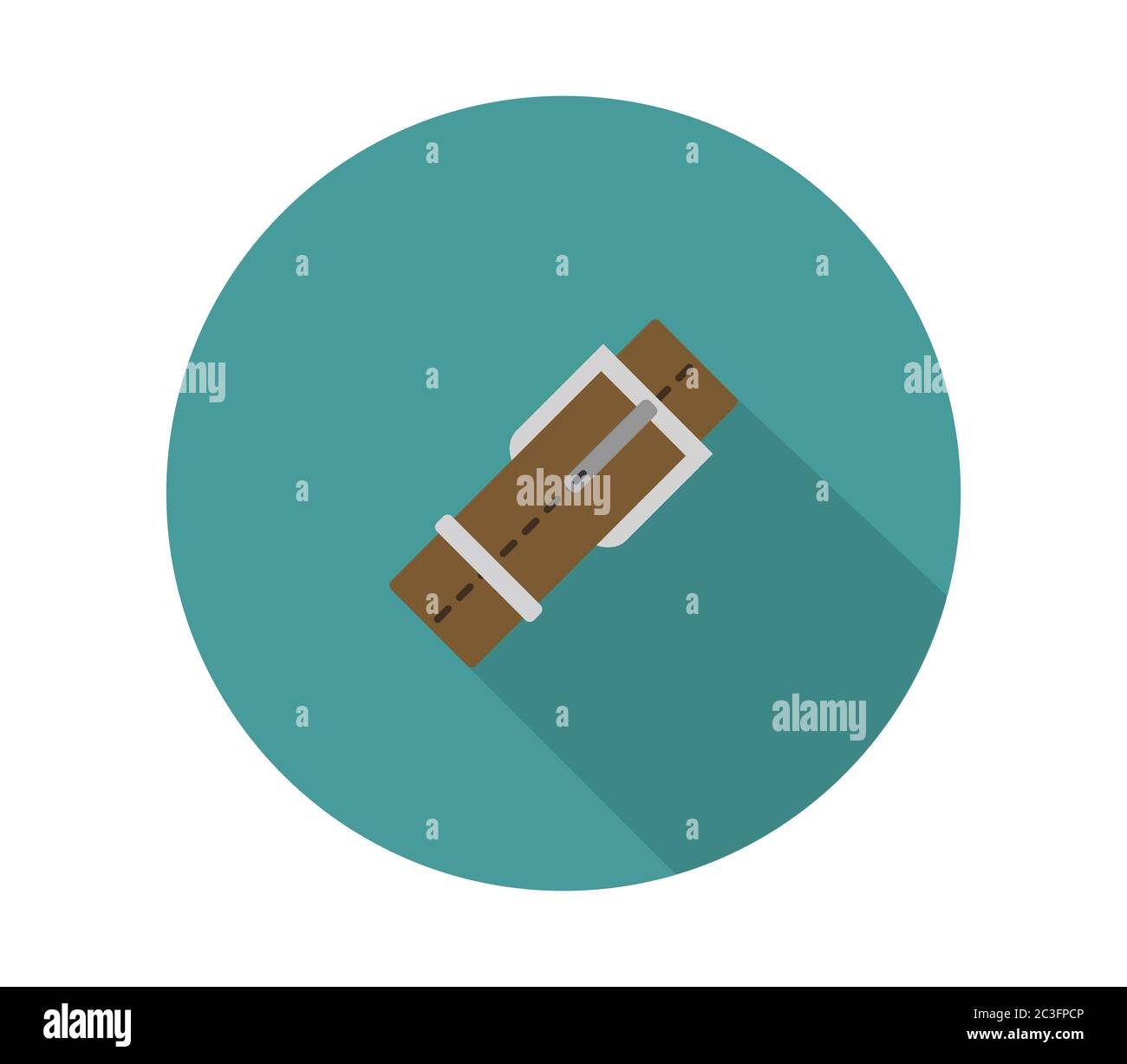 belt icon illustrated in vector on white background Stock Photo - Alamy