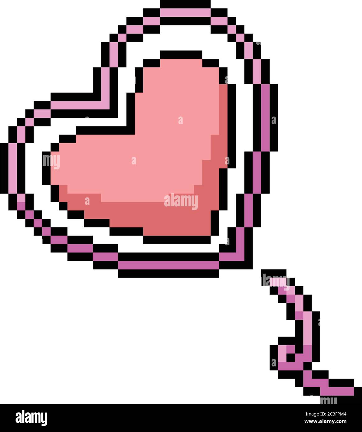 vector pixel art heart balloon isolated cartoon Stock Vector Image & Art - Alamy vector pixel art heart balloon isolated cartoon Stock Vector Image & Art - Alamy