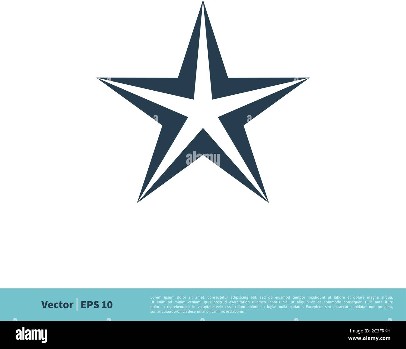 Star Icon Vector Logo Template Illustration Design. Vector EPS 10 Stock ...