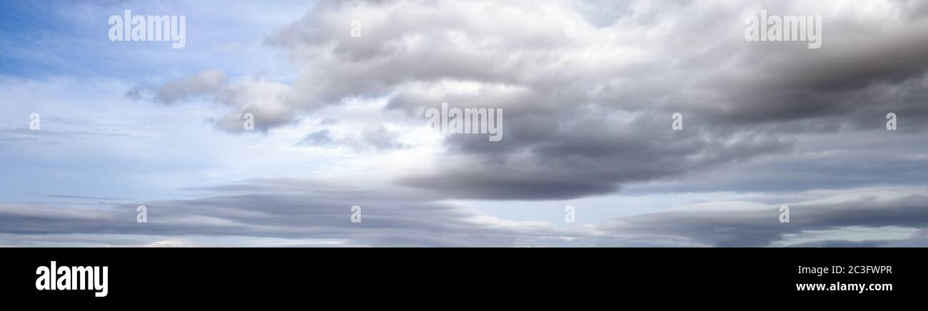 Overcast sky background with clouds Stock Photo - Alamy