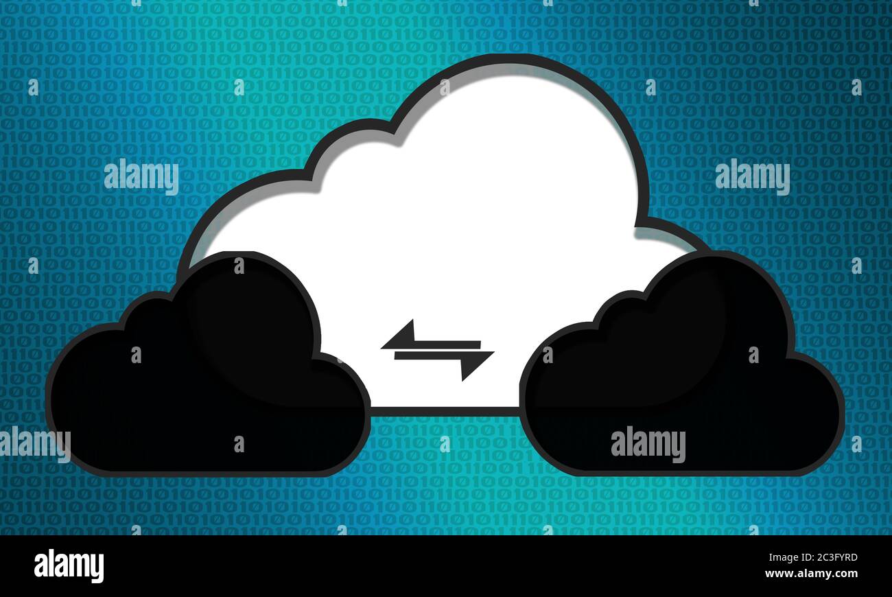 Cloud computing and networking concept design, 3d rendering Stock Photo ...