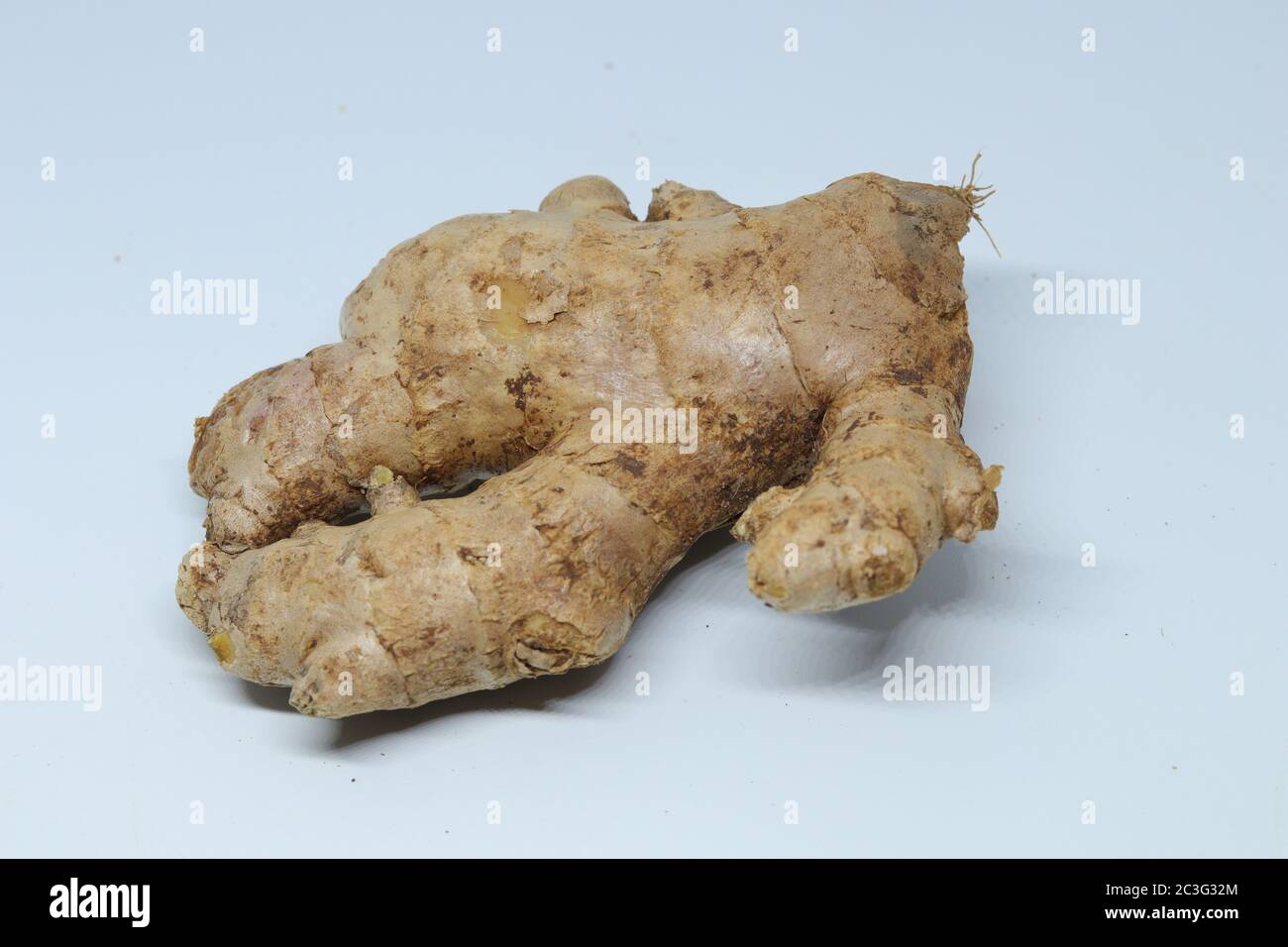 fresh ginger isolated on white background Stock Photo