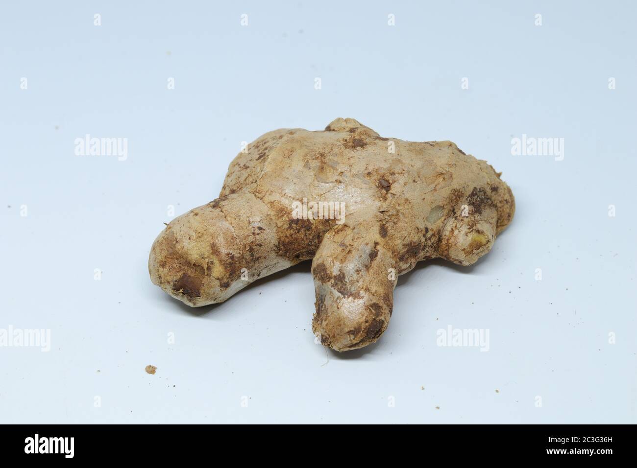 fresh ginger isolated on white background Stock Photo