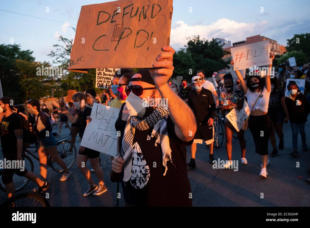 Chicago, IL, USA. 19th June, 2020. Chicagoans celebrated and protested on Juneteenth. With dozens of events, rallies, and marches throughout the city. Credit: Rick Majewski/ZUMA Wire/Alamy Live News Stock Photo