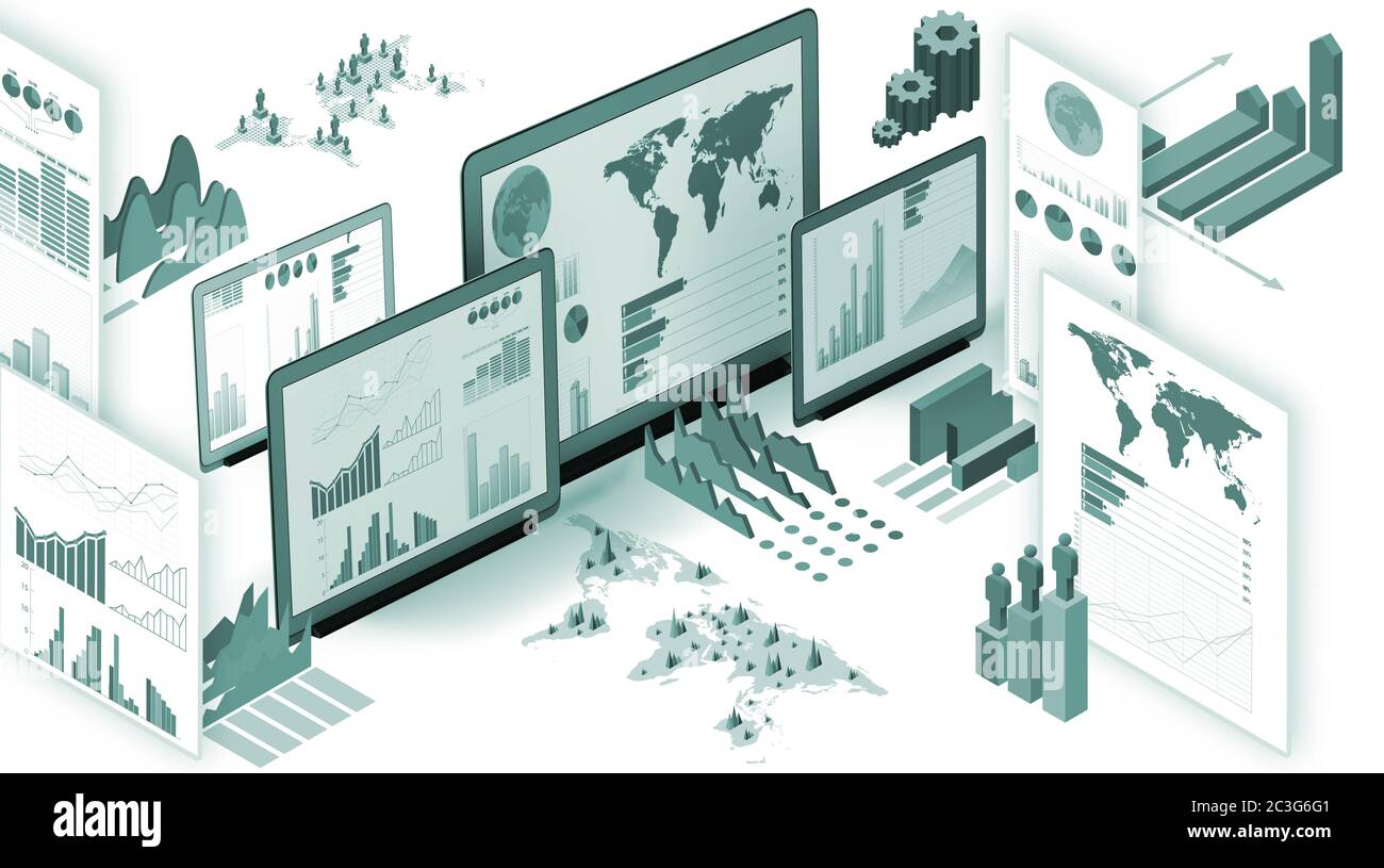 Infographics world map charts hi-res stock photography and images - Alamy