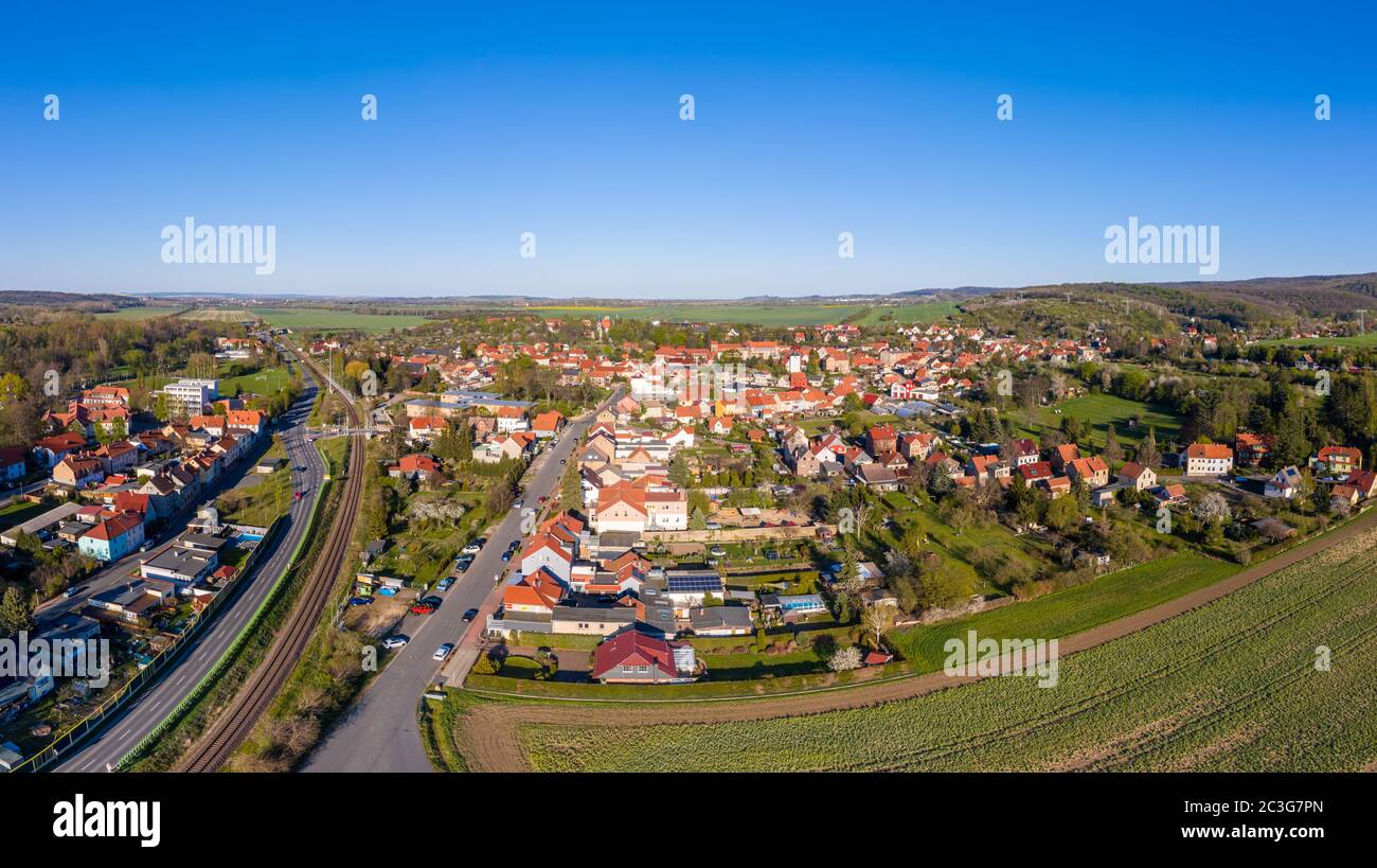 Thale im Harz aerial photos district of Neinstedt Stock Photo