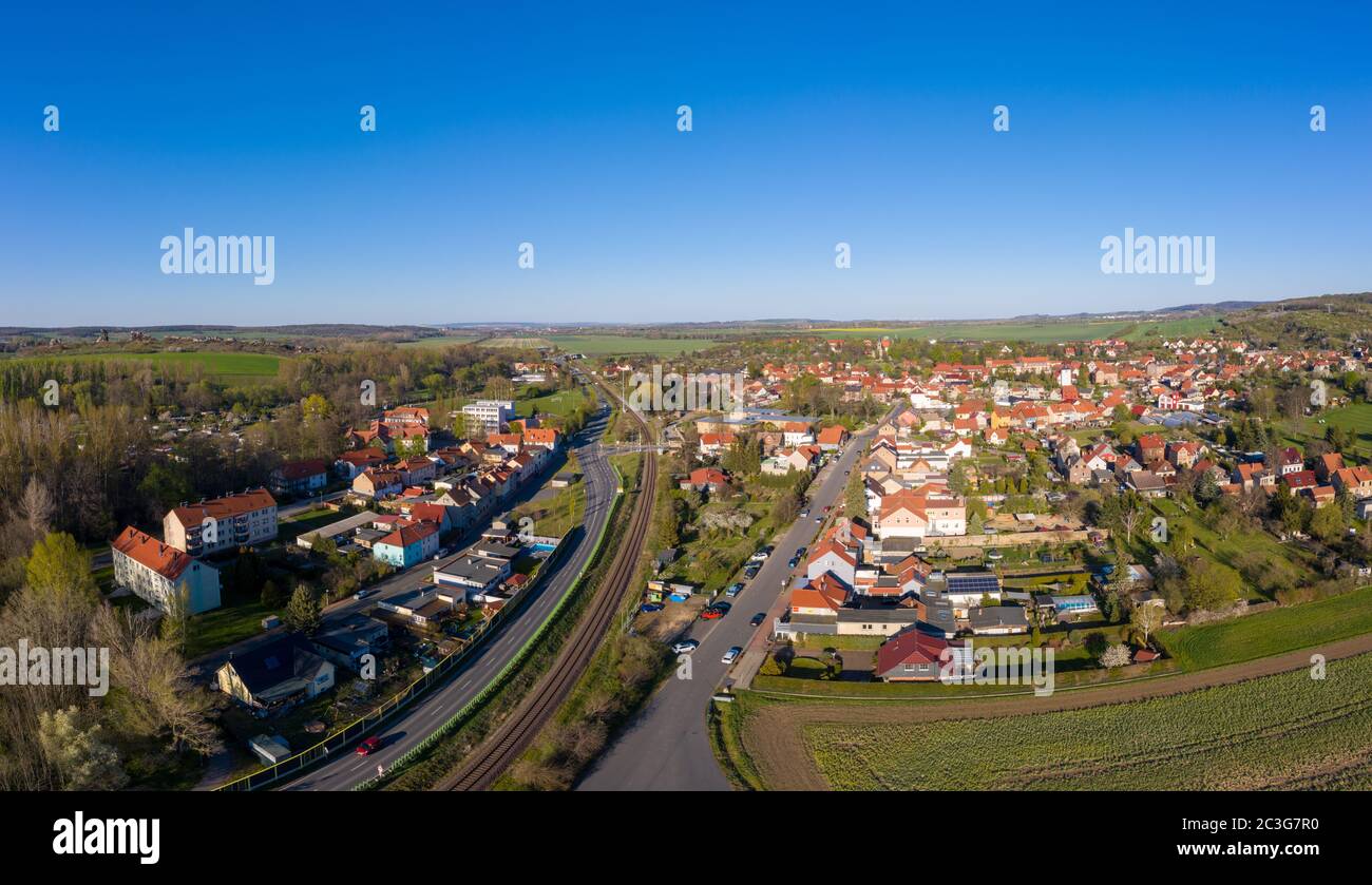 Thale im Harz aerial photos district of Neinstedt Stock Photo