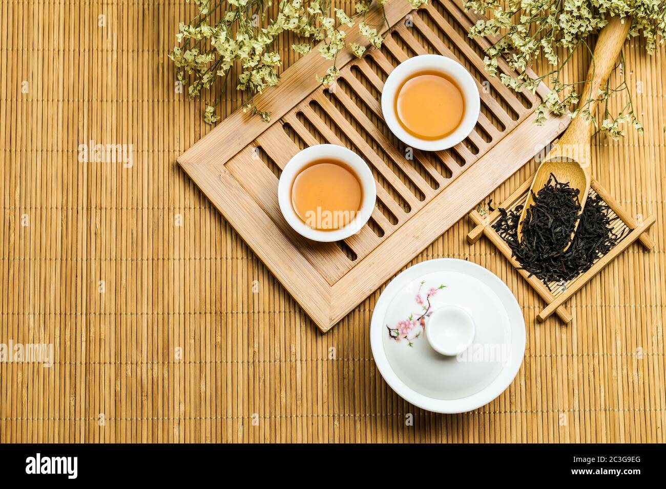 tea set Stock Photo