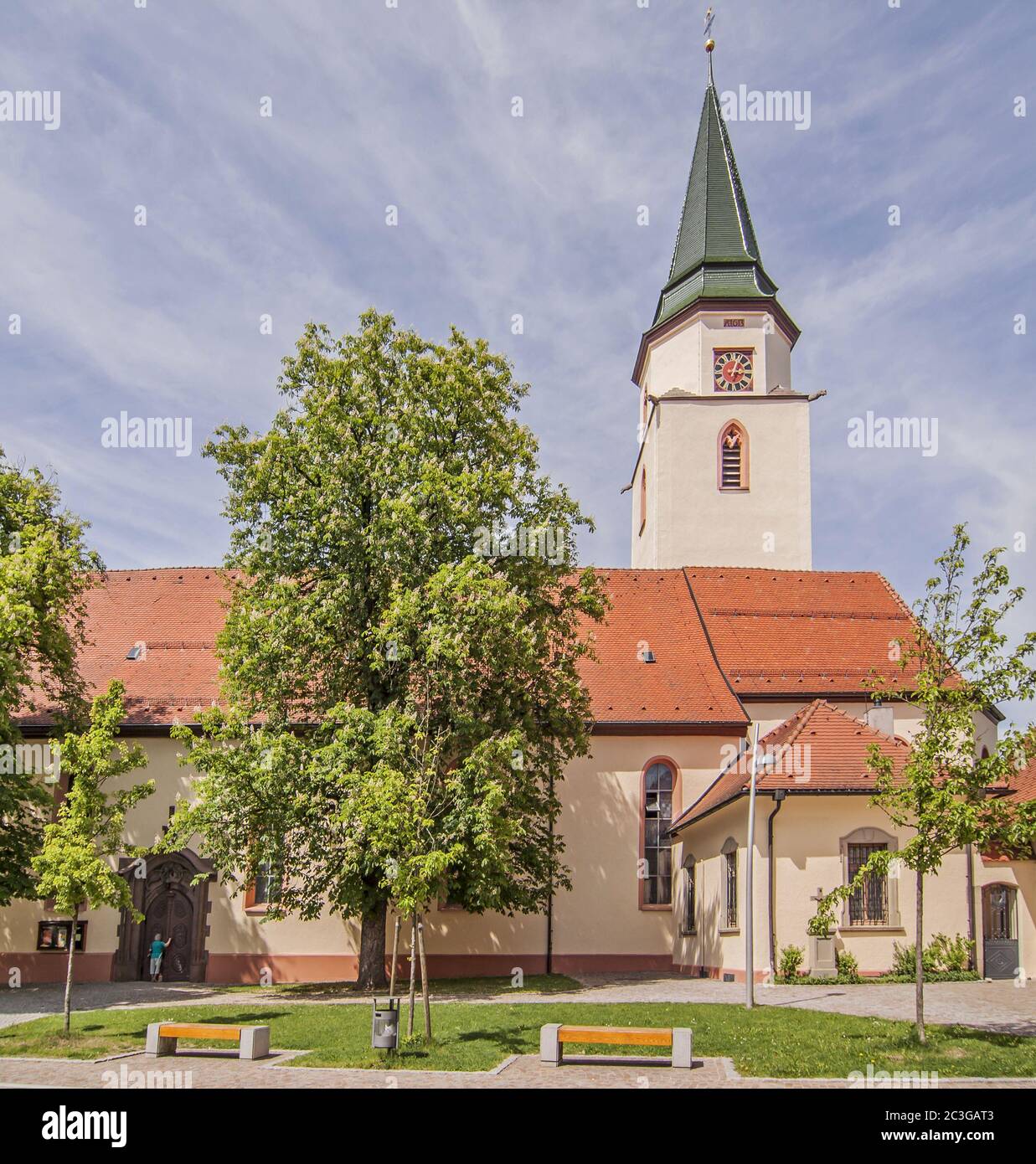 St. Verena and Gallus, Hüfingen in the Black Forest Stock Photo