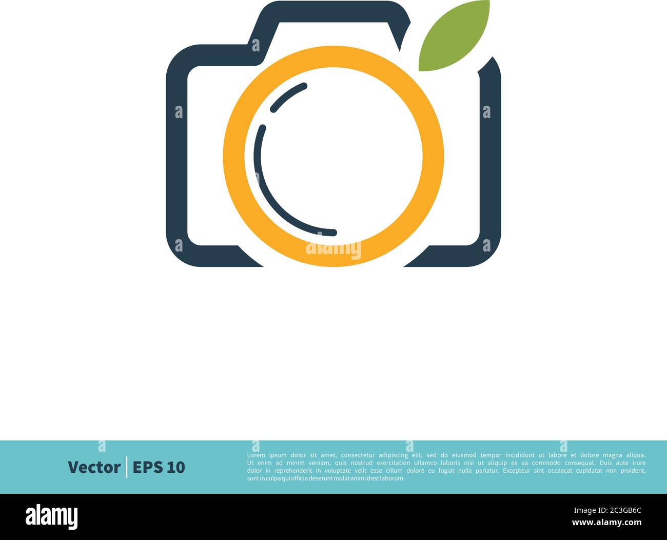 Camera Icon Vector Logo Template Illustration Design. Vector EPS 10. Stock Vector