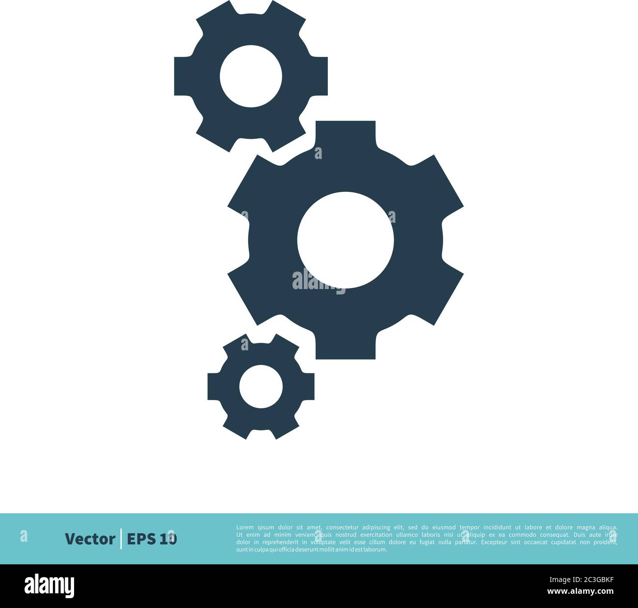 Gear Icon Vector Logo Template Illustration Design. Vector EPS 10 Stock ...