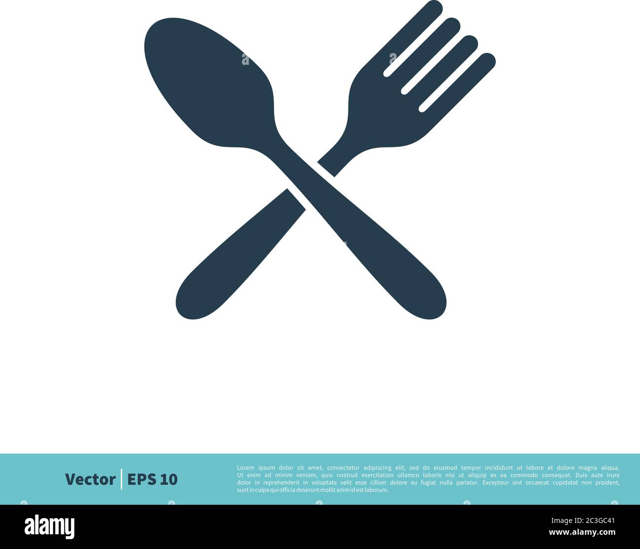 Restaurant / Fork and Spoon Icon Vector Logo Template Illustration ...