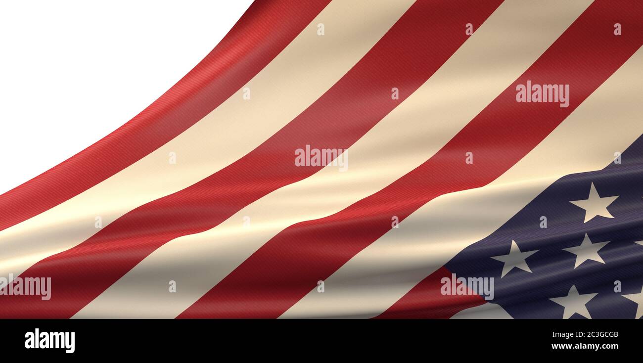 A United States of America flag illustration Stock Photo - Alamy
