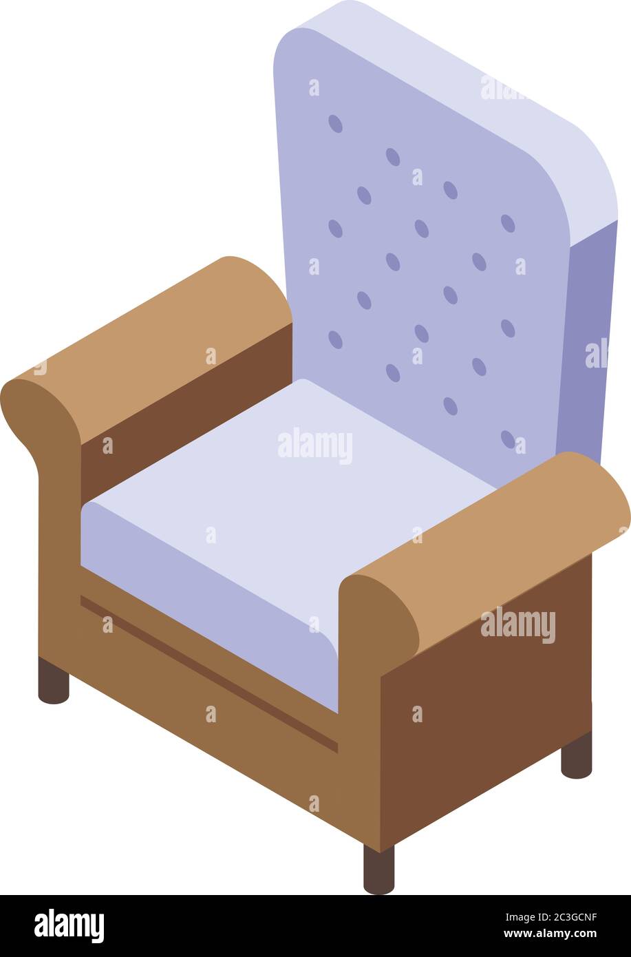 Modern armchair icon, isometric style Stock Vector Image & Art - Alamy