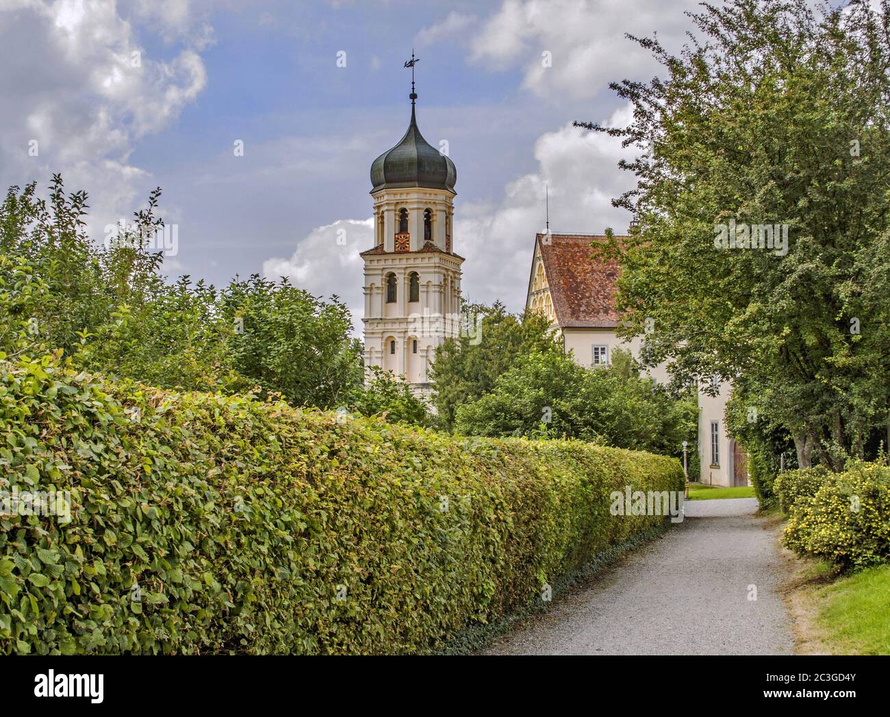 Bell tower at Heiligenberg Castle Stock Photo