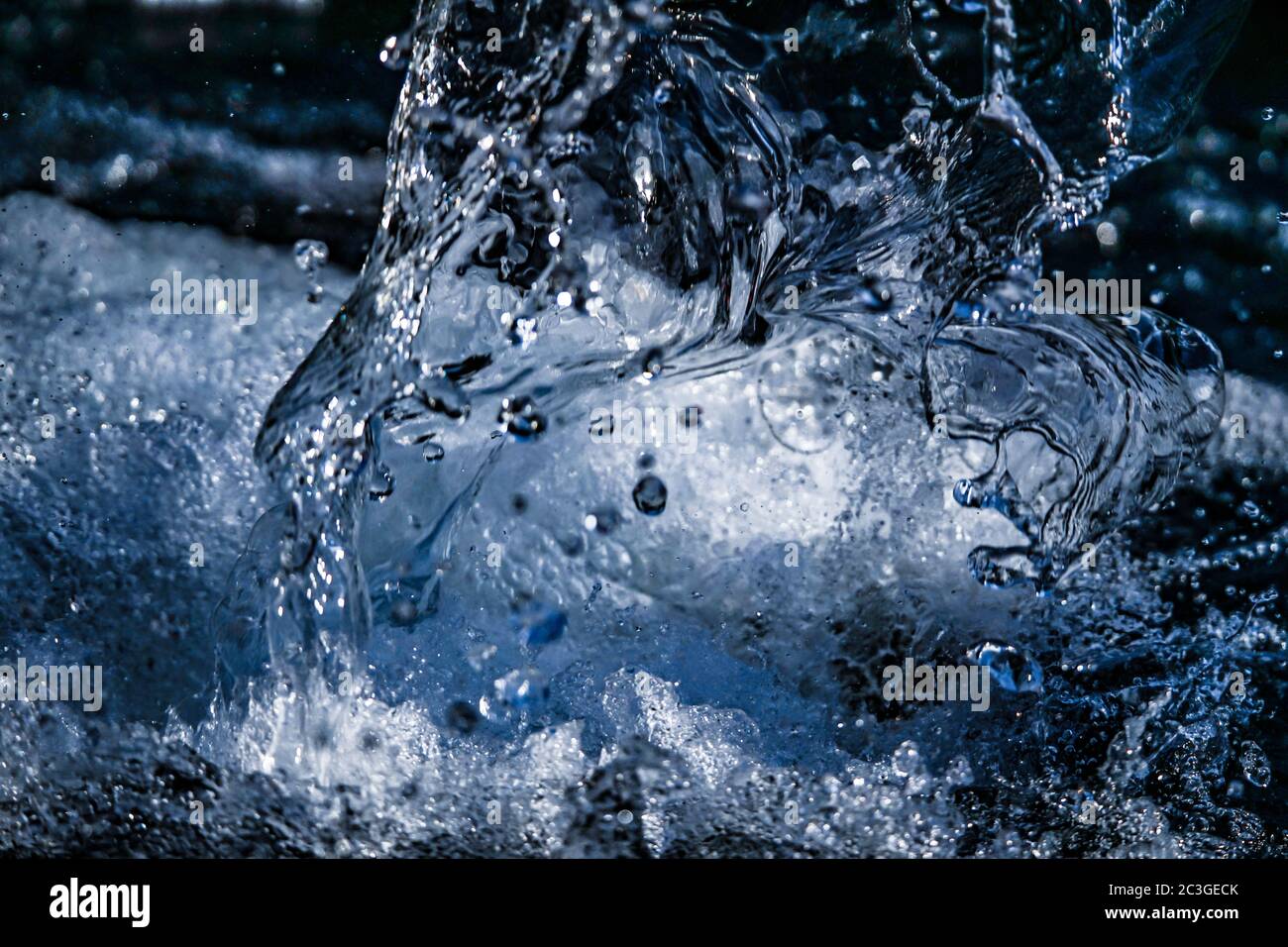 Image of popping water Stock Photo Alamy
