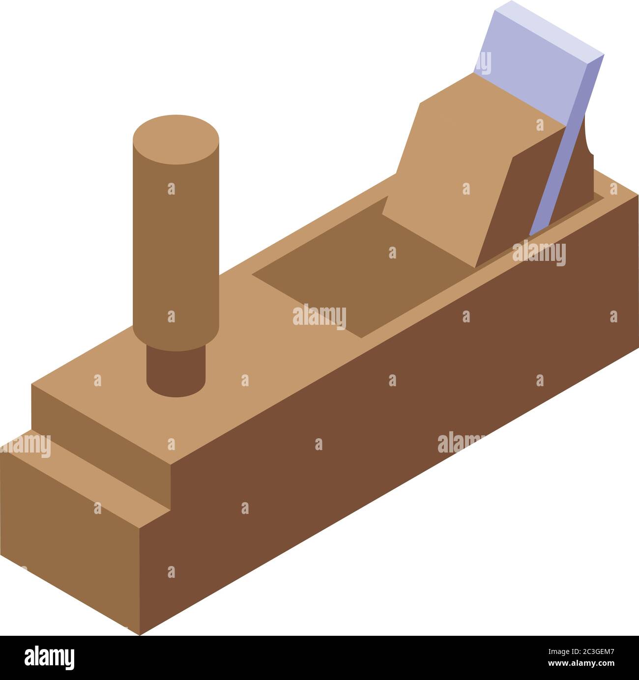 Carpenter tool icon, isometric style Stock Vector