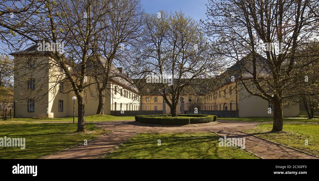 Former Augustinian monastery Ewig in spring, Attendorn, North Rhine-Westphalia, Germany, Europe Stock Photo