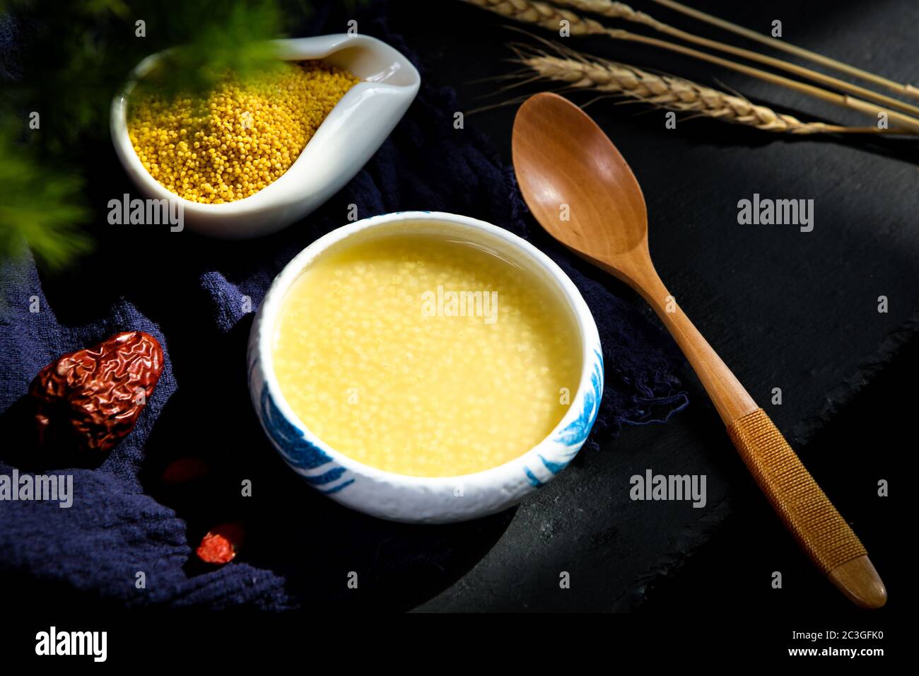 Nutrition delicious millet congee Stock Photo Alamy