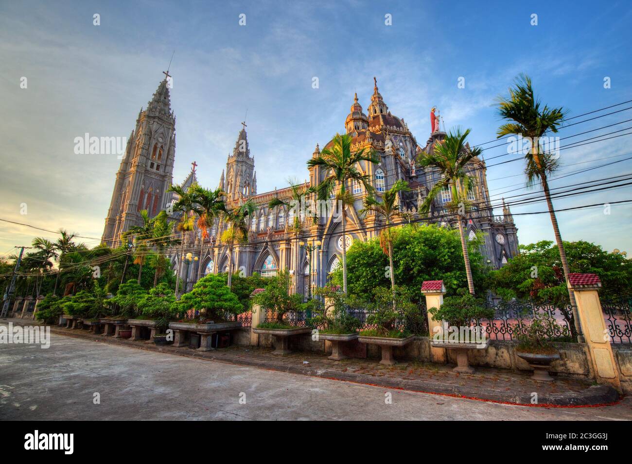 Image Đình Bắc image beautiful - Hung Nghia Cathedral Church at sunset. This is one of the most ...