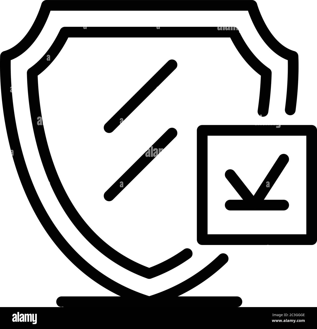 Tax inspector security icon, outline style Stock Vector Image & Art - Alamy
