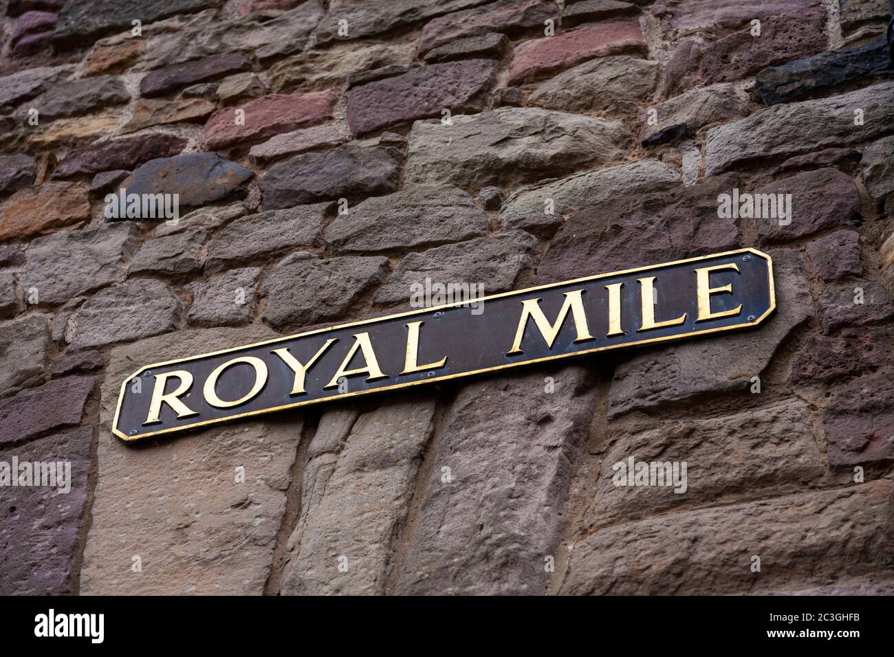 Street Sign, Edinburgh, Scotland Stock Photo Alamy